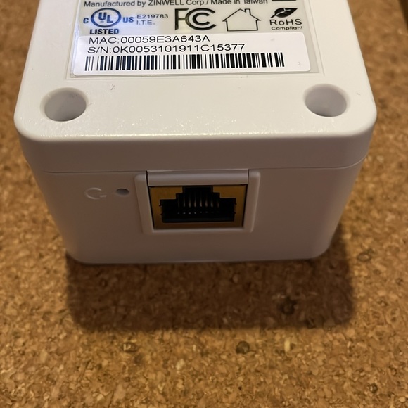 Zinwell PLS-8141 G.hn Gigabit Powerline PLC New No Box - Picture 4 of 4